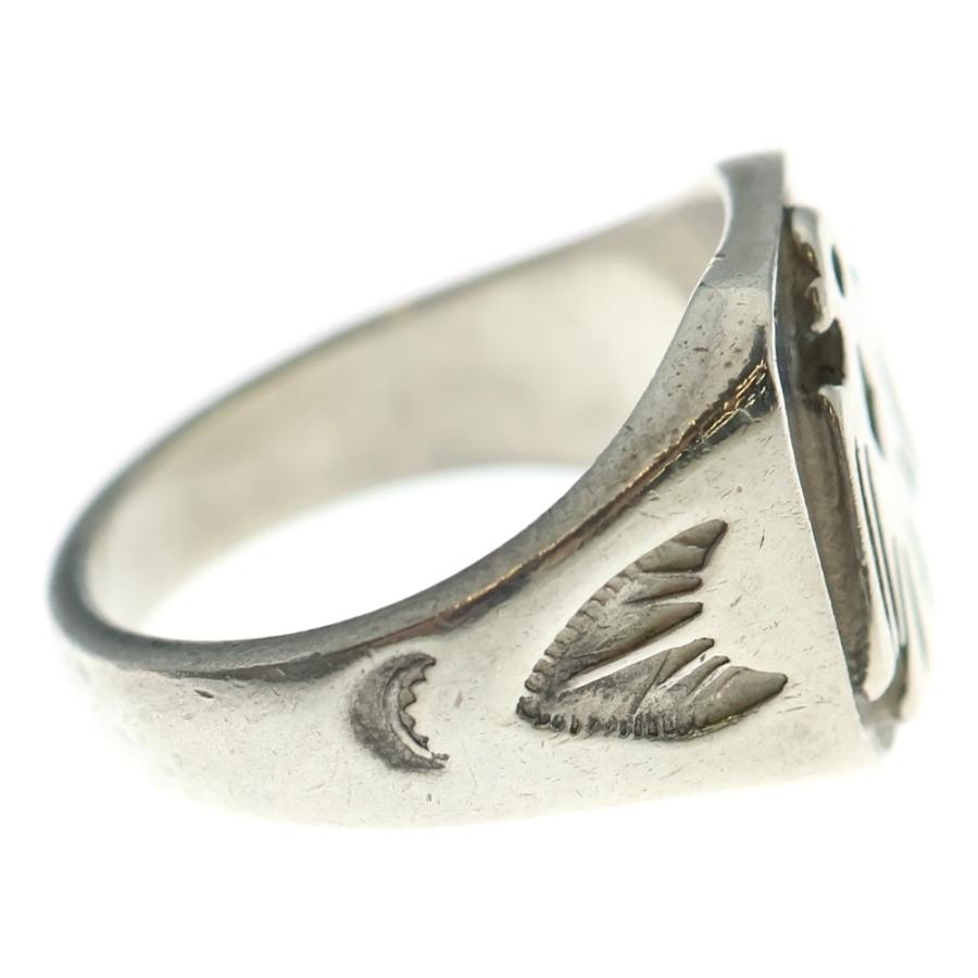 goro's ゴローズ SVイーグルヒヨコ付き印台リング シルバー : BRING