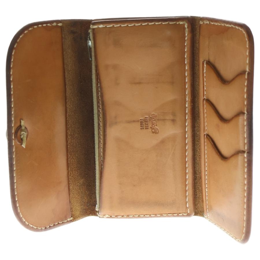 goro's（ゴローズ） 三つ折り長財布 レザーウォレット ブラウン