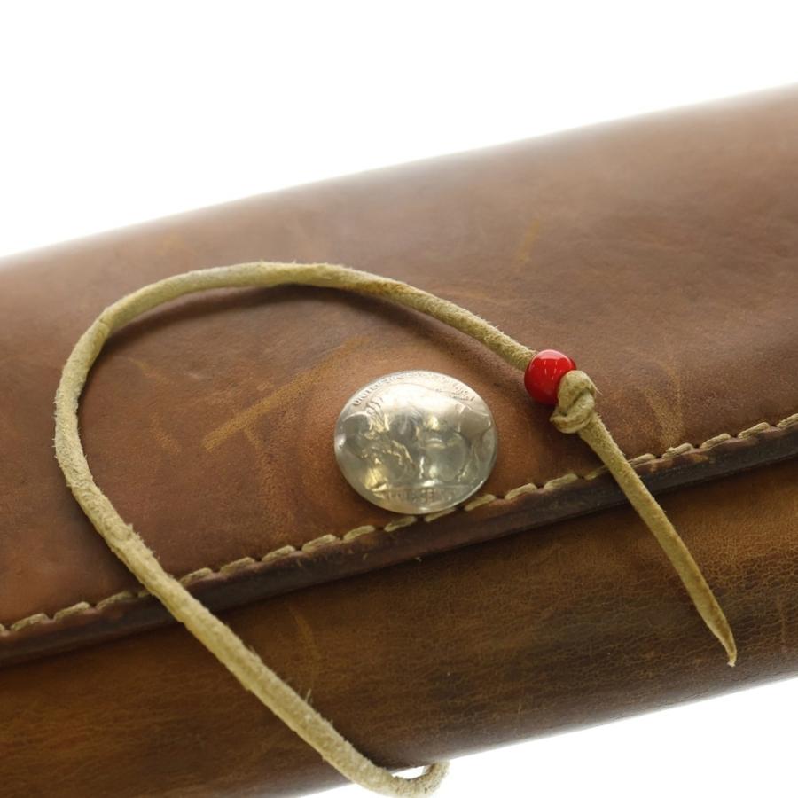 goro's（ゴローズ） 三つ折り長財布 レザーウォレット ブラウン