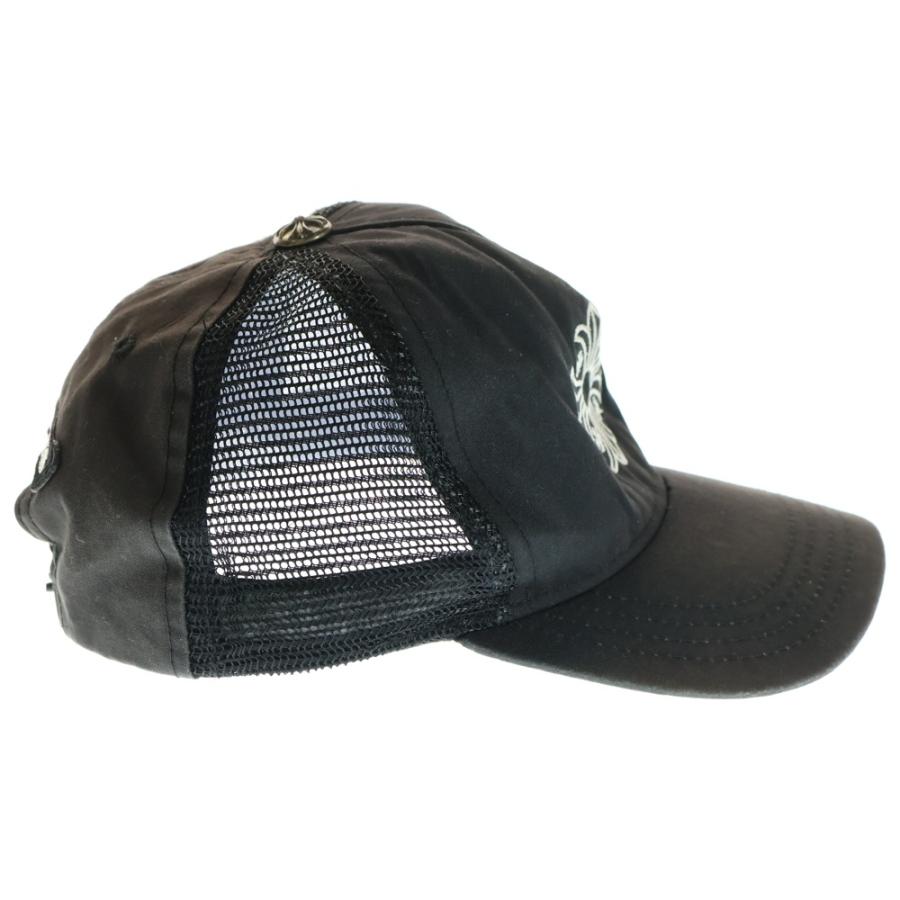 CHROME HEARTS ブラック 帽子 メッシュキャップ クロムハーツ セメタリー クロス メッシュ キャップ Cross Cap (CHROME