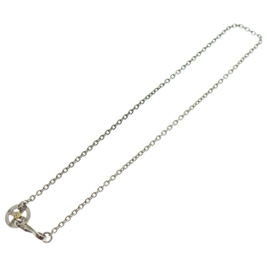 ゴローズ　細丸チェーン　ホイール goro's（ゴローズ） メタル付きホイール細丸チェーン ネックレス