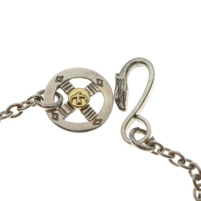 goro's（ゴローズ） メタル付きホイール細丸チェーン ネックレス