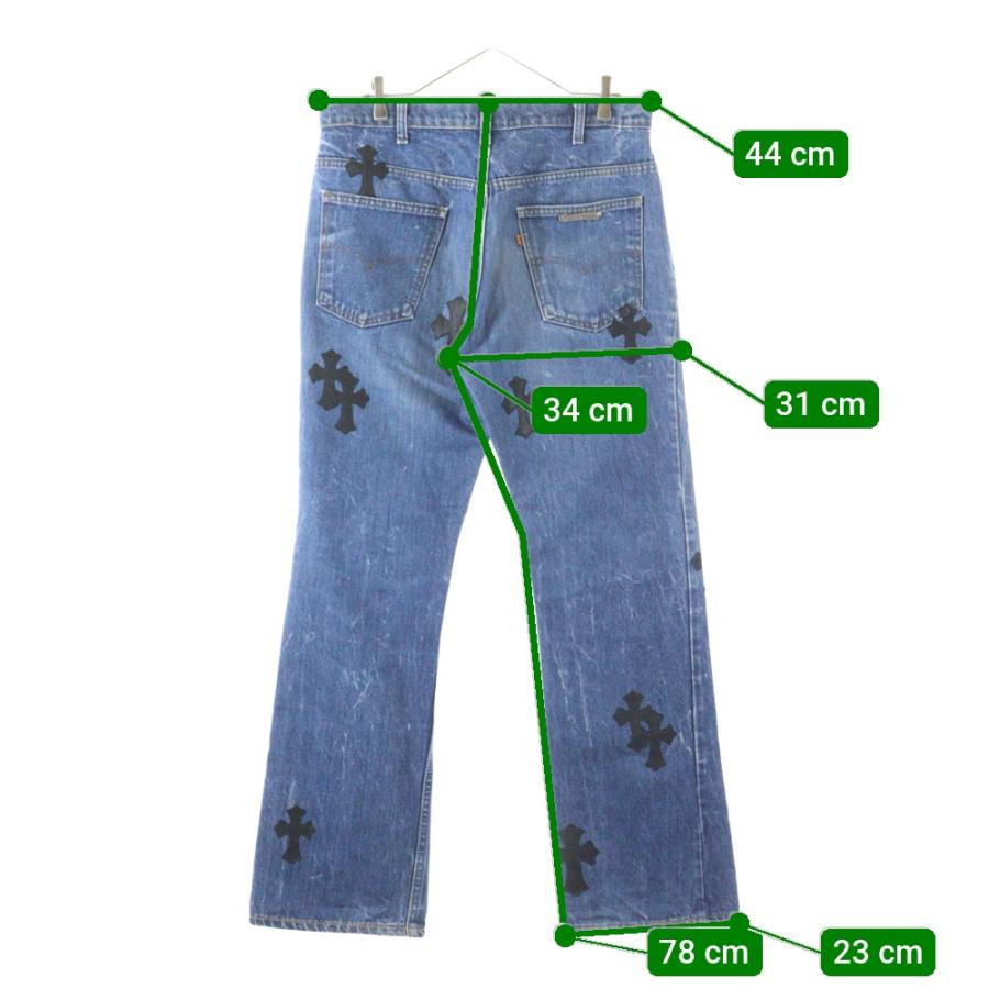 CHROME HEARTS（クロムハーツ） LEVI'S U VNTG JEAN BLU/ORNG TAB 517