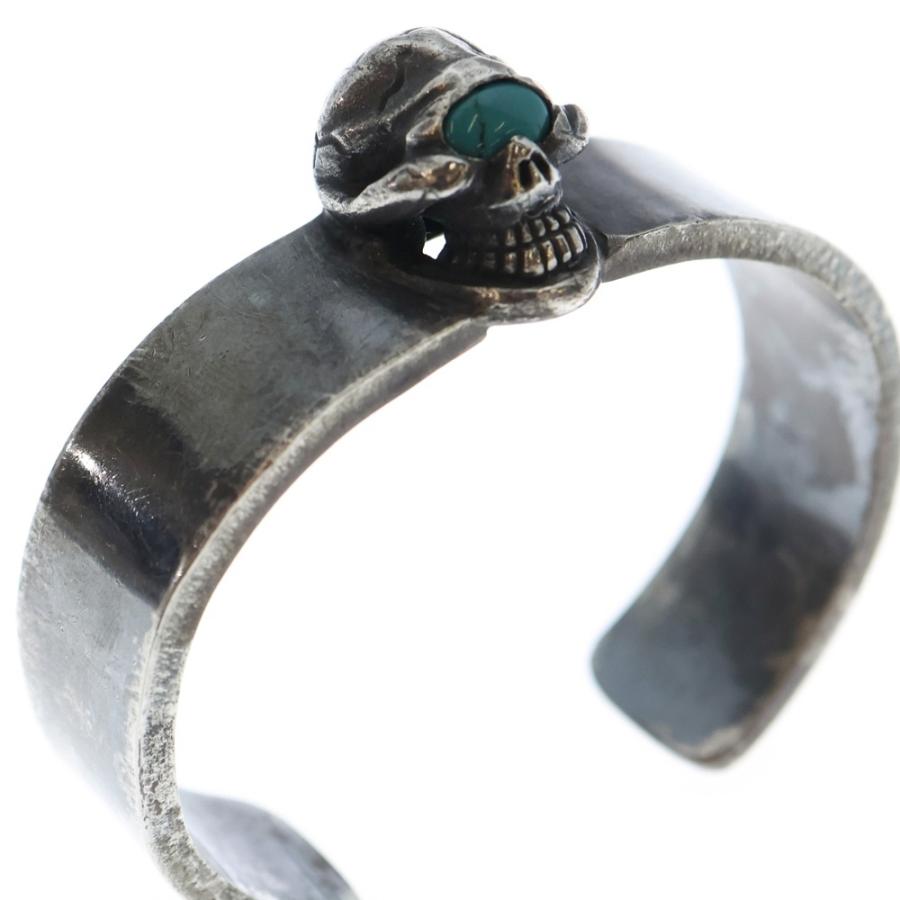 STOP LIGHT（ストップライト） SKULL BANGLE ターコイズ スカル