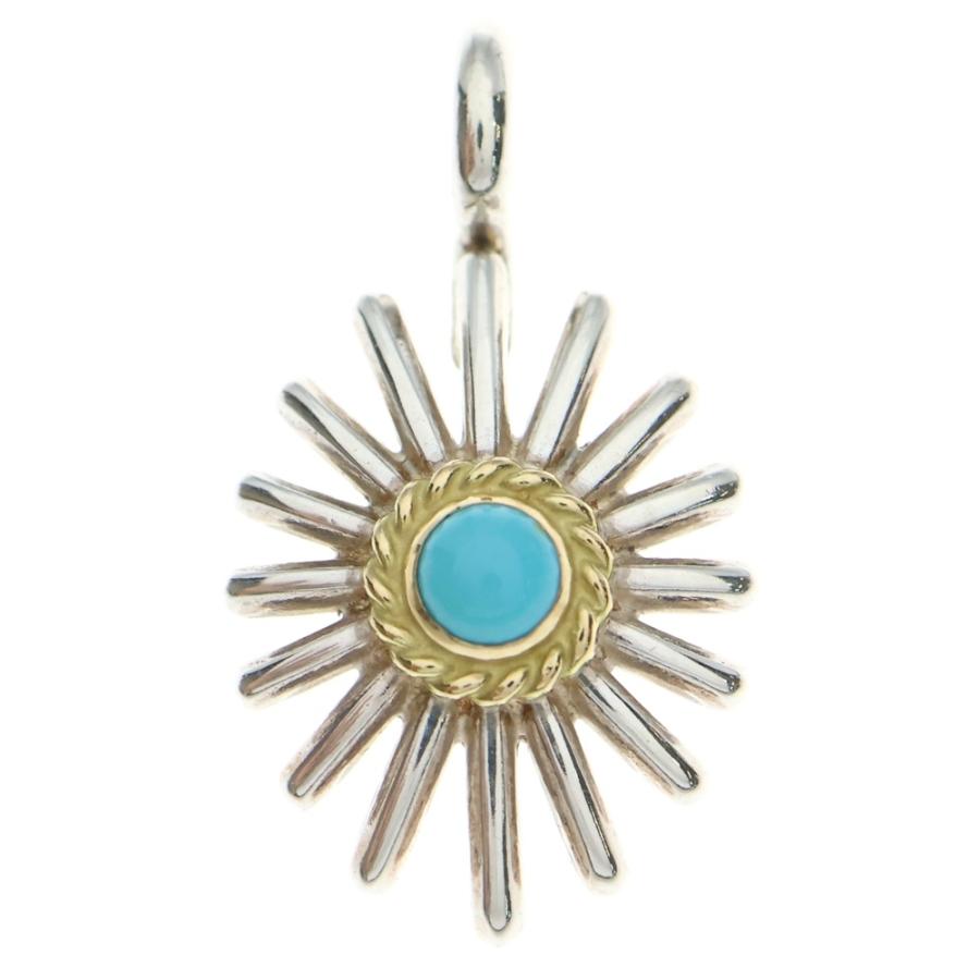 ゴローズgoro's金縄ターコイズ付きウニトップ小 goro's（ゴローズ） 金縄ターコイズウニトップ小 ペンダントトップ