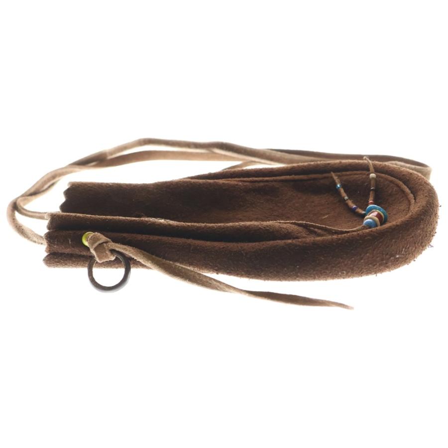 goro's（ゴローズ） K18付きフラワーコンチョ付きマチ付き巾着ポーチ L