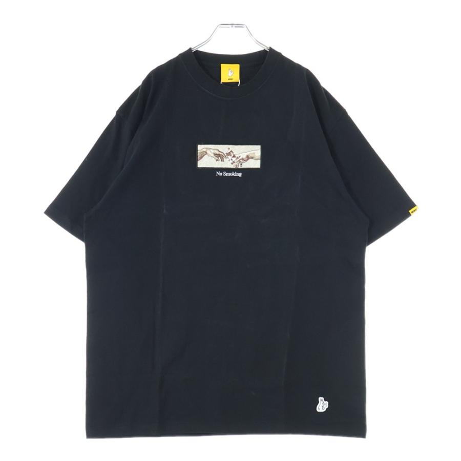 FR2 エフアールツー Embroidery No Smoking クルーネック半袖Tシャツ