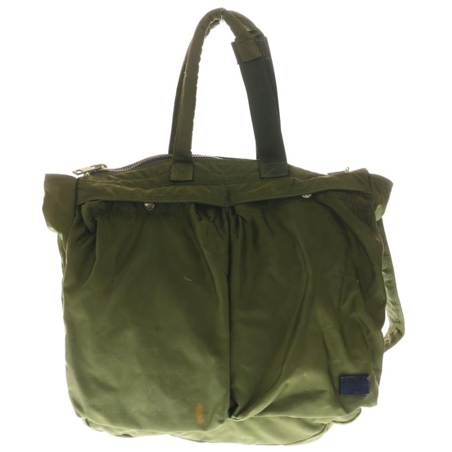 PORTER トートバッグ カーキ sacai（サカイ） ×PORTER Pocket tote L ポーター ポケット トート