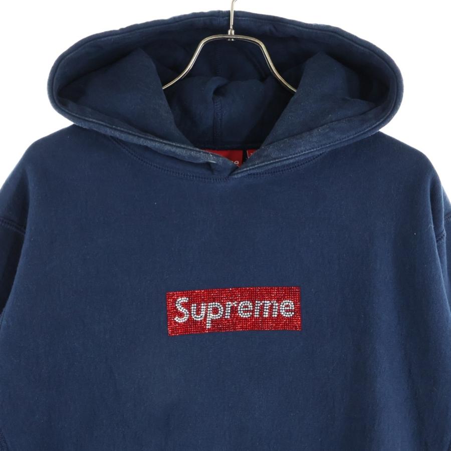 Supreme（シュプリーム） 19SS Swarovski Box Logo Hooded Sweatshirt