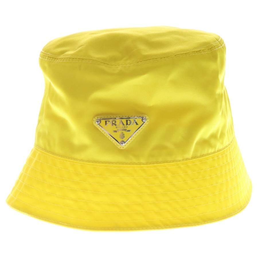 PRADA（プラダ） トライアングルプレートロゴ ナイロンバケットハット