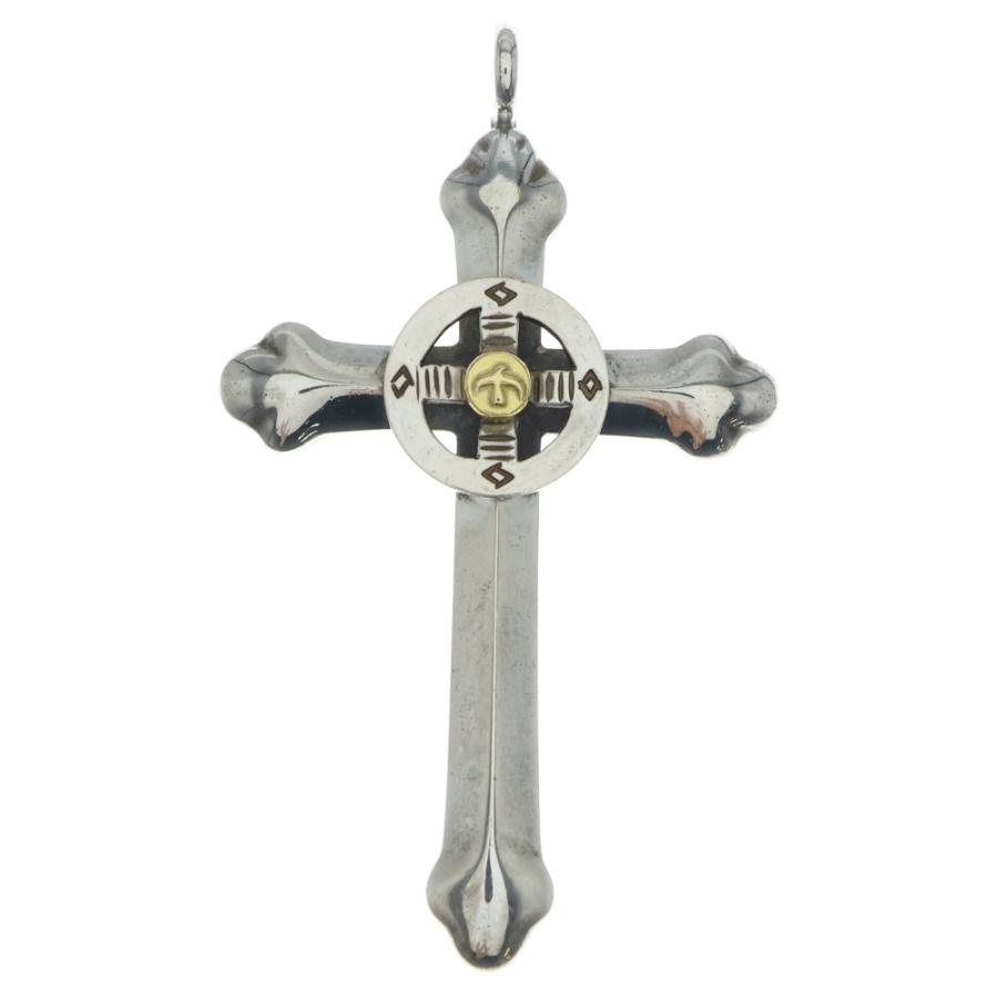 goro's（ゴローズ） メタル付きホイールクロス ペンダントトップ