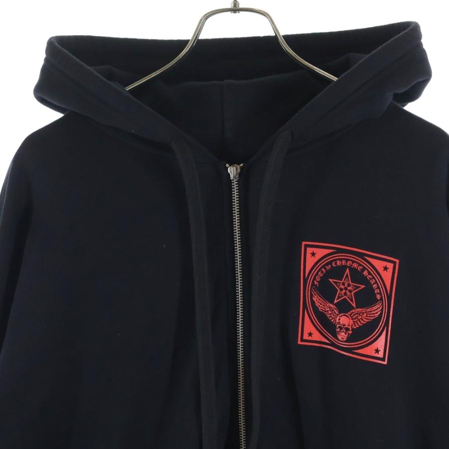 chrome hearts SWTSHRT HD ZIP バックアーチロゴ　M CHROME HEARTS（クロムハーツ） SWTSHRT HD ZIP バックホースシュー 袖