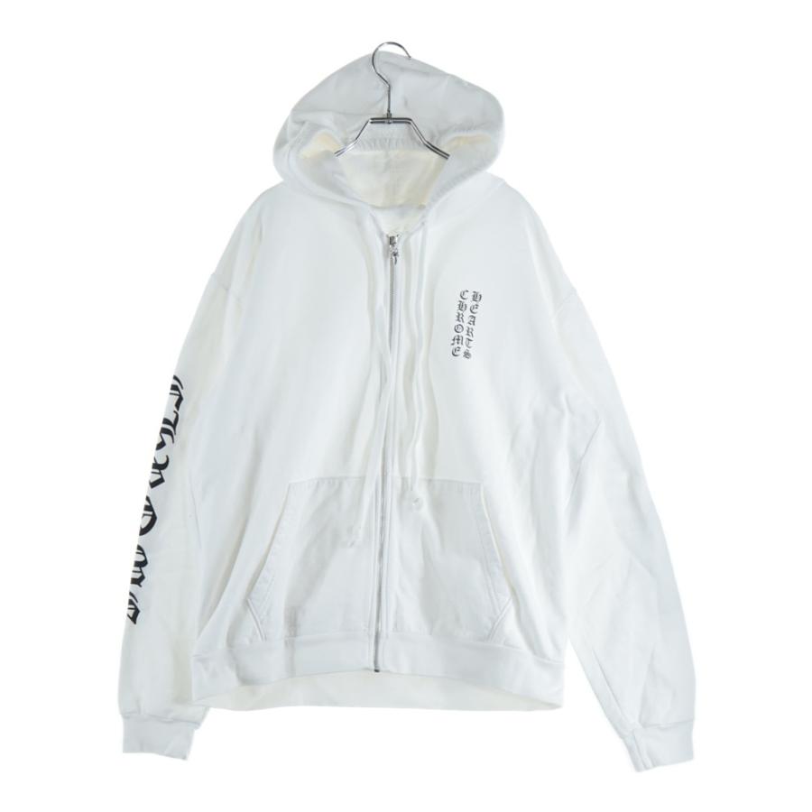 CHROME HEARTS（クロムハーツ） SWTSHRT HD ZIP アームロゴプリント
