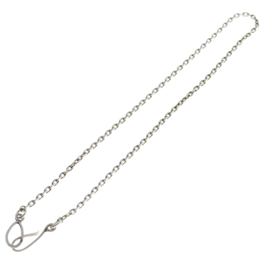 goro's（ゴローズ） オールドフック細角チェーンネックレス シルバー