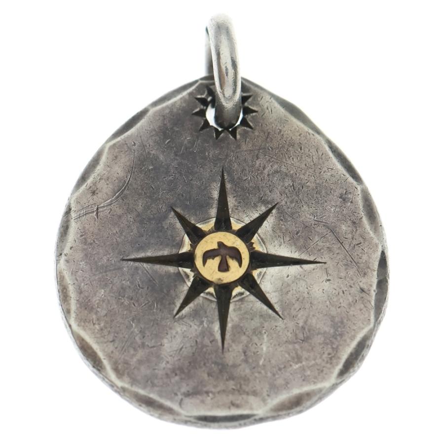 goro's（ゴローズ） たたきメタル中 ペンダントトップ シルバー