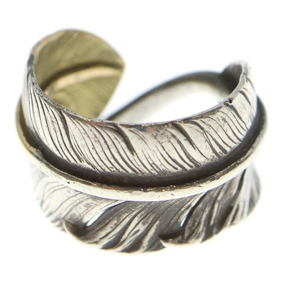 ゴローズgoro's先金特大フェザーリング goro's（ゴローズ） 先金特大フェザーリング シルバー/ゴールド