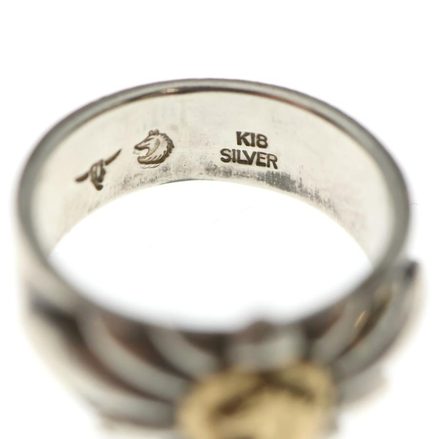 タディ＆キングウルフリリー TADY&KINGリリーSV平打ちバングルK18