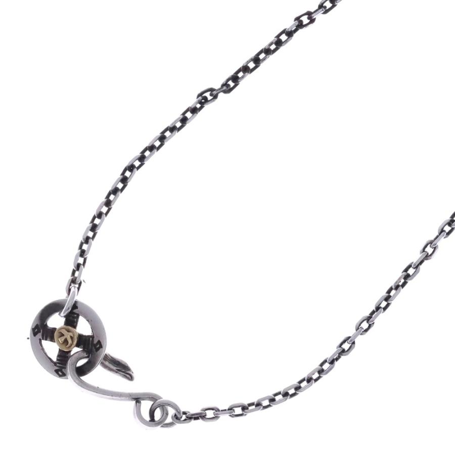 goro's（ゴローズ） メタル付きホイール細角チェーン ネックレス