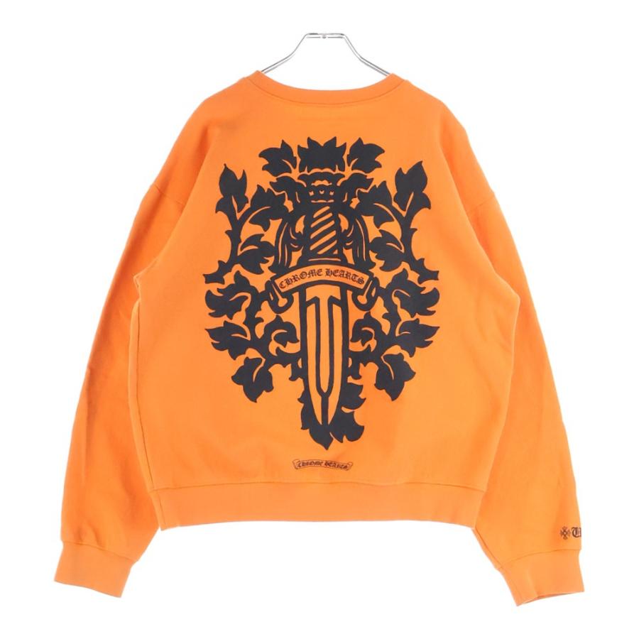 CHROMEHEARTS VINE DGR SWTSHRT オレンジ L クロム