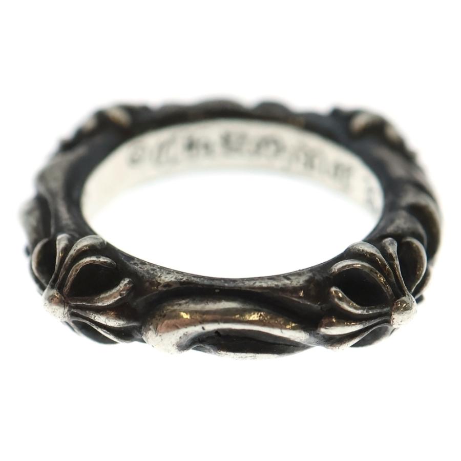 クロムハーツ SBT BAND/SBTバンド シルバーリング メンズ 7号 CHROME HEARTS（クロムハーツ） SBT BAND SBTバンドリング シルバー