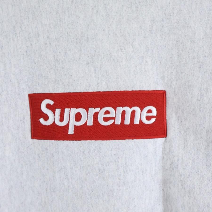 SUPREME シュプリーム 18AW Box Logo Crewneck Sweatshirt ボックスロゴクルーネック長袖スウェットトレーナー グレー_4