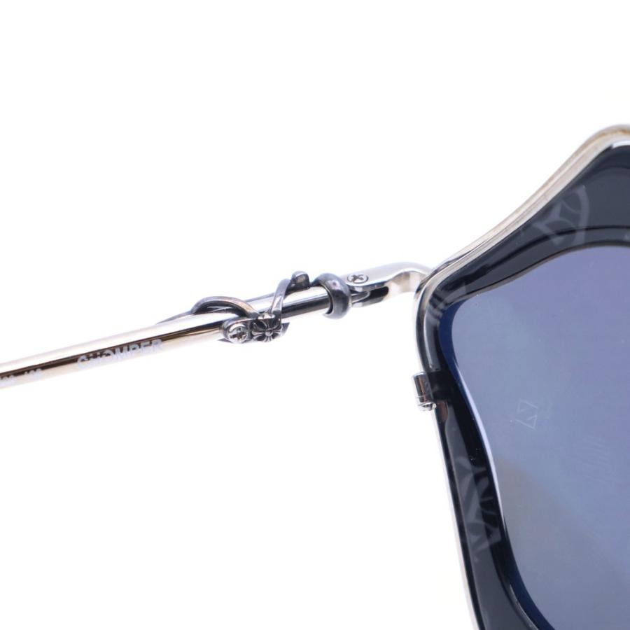 CHROME HEARTS クロムハーツ ×MATTY BOY PRO CHOMPER マッティボーイ チョンパー メタルフレームサングラス 眼鏡 シルバー/ブラック CHROME HEARTS（クロムハーツ） ×MATTY BOY PRO CHOMPER マッティ