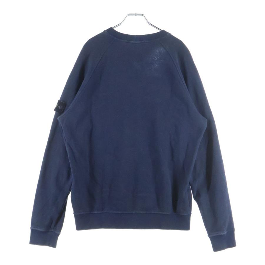 ネイビー Stone lsland スウェット STONE ISLAND（ストーン アイランド） DUST COLOUR 製品染めワッペン