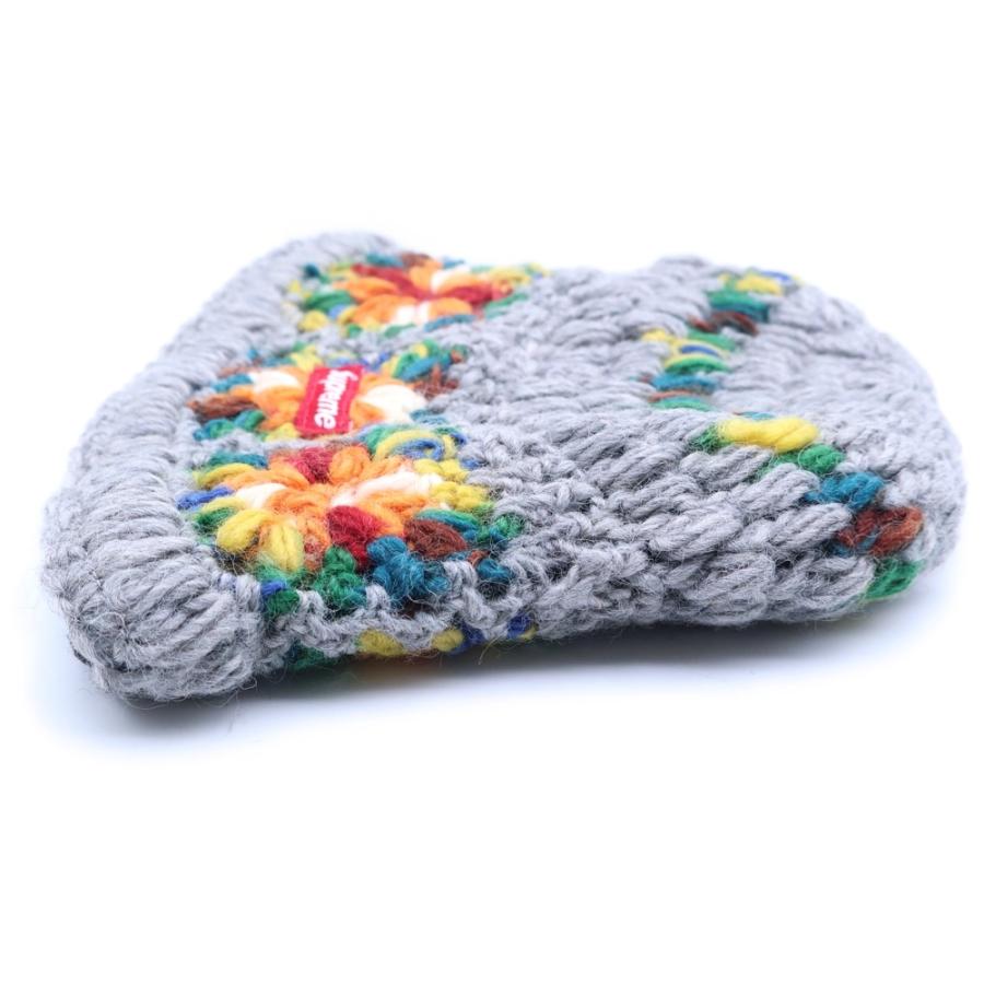 Supreme 花柄ニット帽 グレー　深めで大きめです Amazon | [シュプリーム] x New Era Box Logo Beanie Bandana FW19