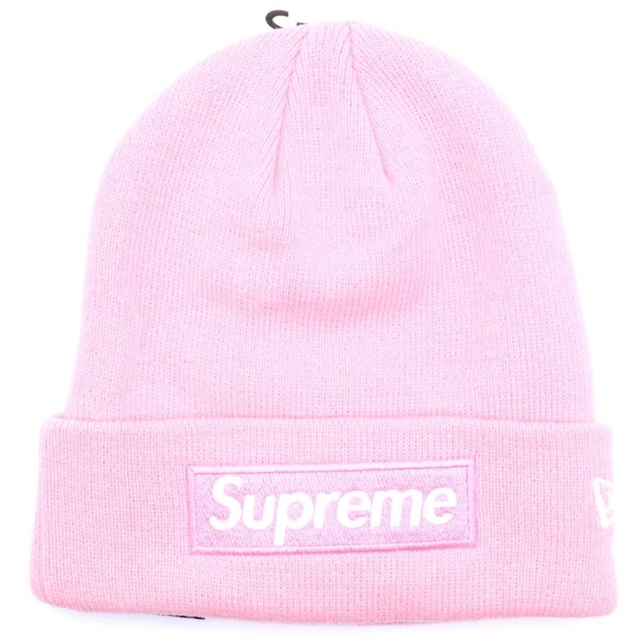 ニューエラ　シュプリーム　ボックスロゴ　ビーニー　ピンク　新品　24AW Supreme（シュプリーム） 24AW ×New Era Box Logo Beanie ニューエラ