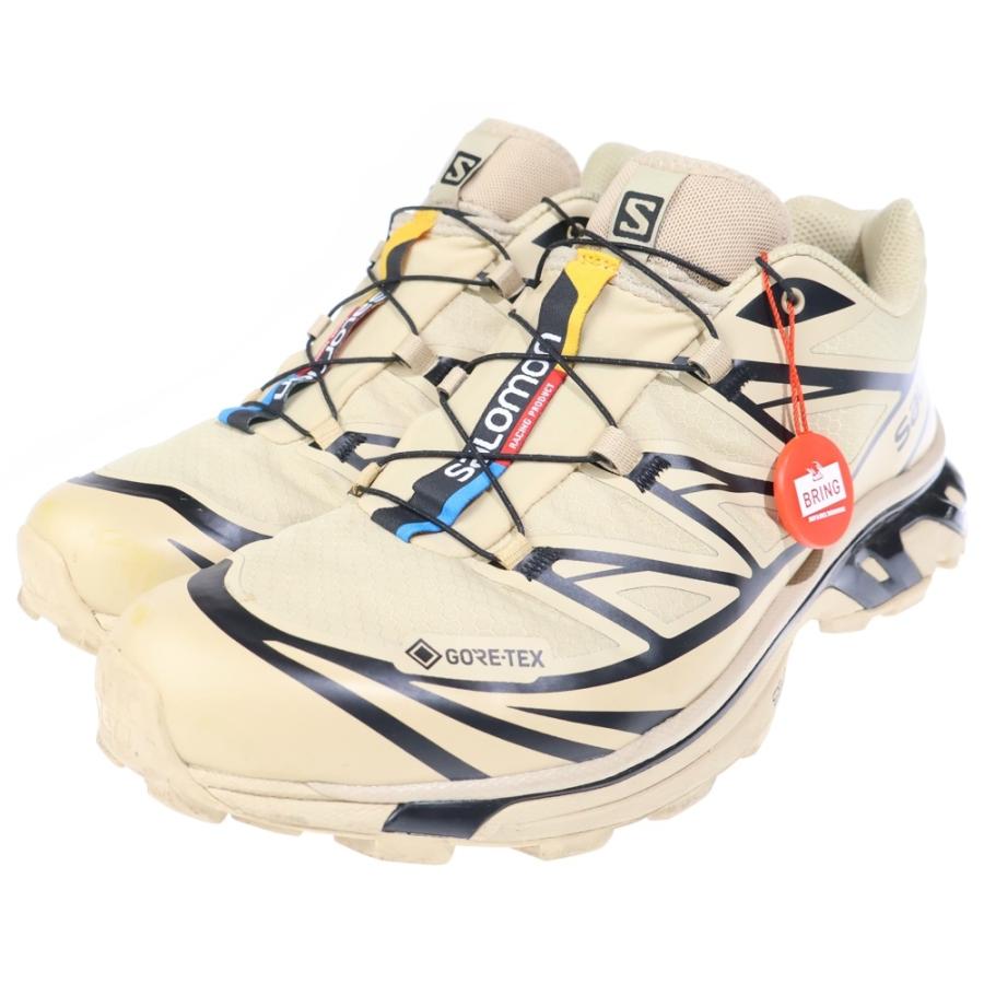 SALOMON サロモン XT-6 GTX SAFARI ゴアテックス ローカットスニーカー 474455 ベージュ US9/27.0cm SALOMON（サロモン） XT-6 GTX SAFARI ゴアテックス ローカット