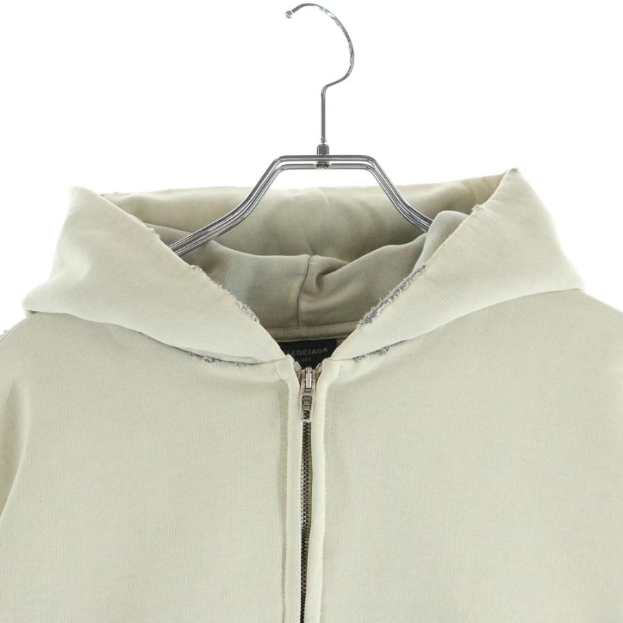 balenciaga 24AW トライバル ダメージ フーディー パーカー BALENCIAGA（バレンシアガ） 24AW Y2K Zip-up Hoodie Regular Fit