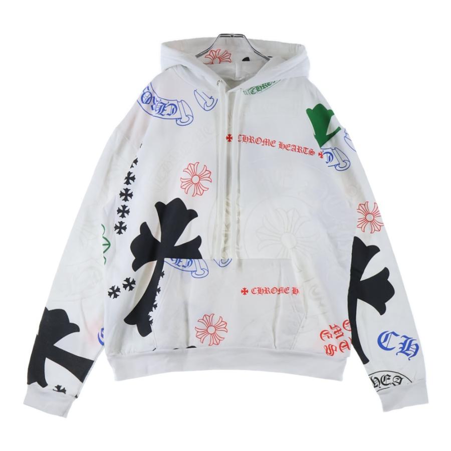 クロムハーツ STENCIL HOODIE ステンシルプリントプルオーバーパーカー