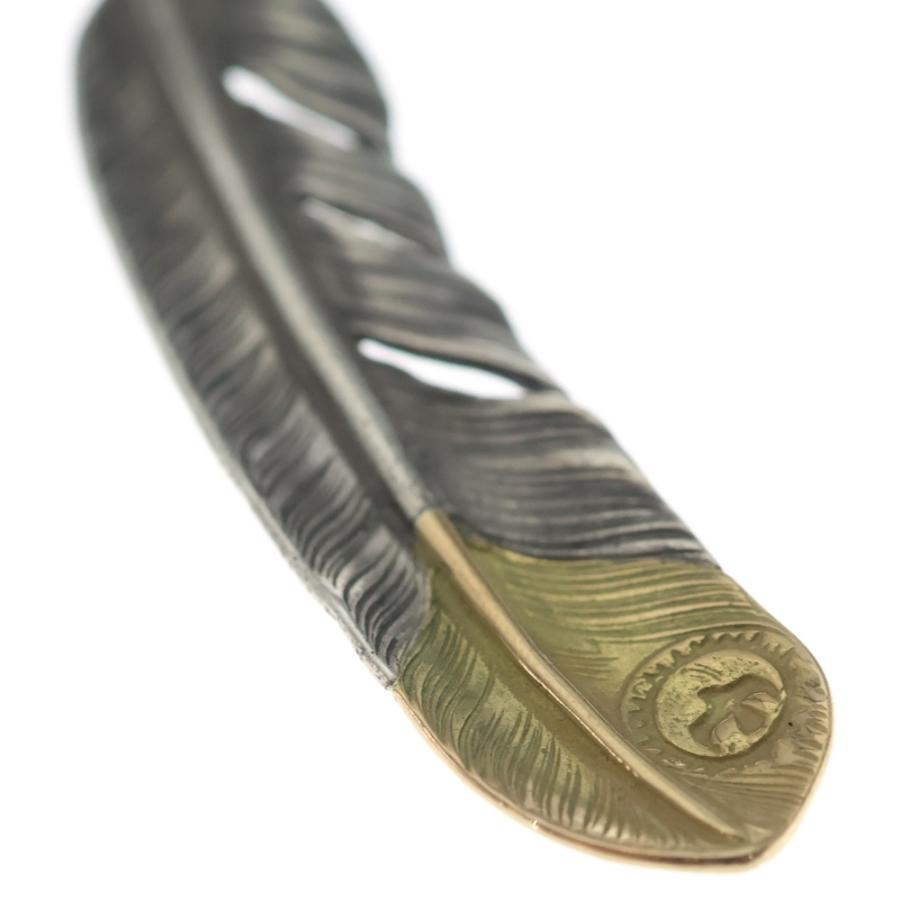 goro's（ゴローズ） 【オールド】先金特大フェザー 右向き ペンダント