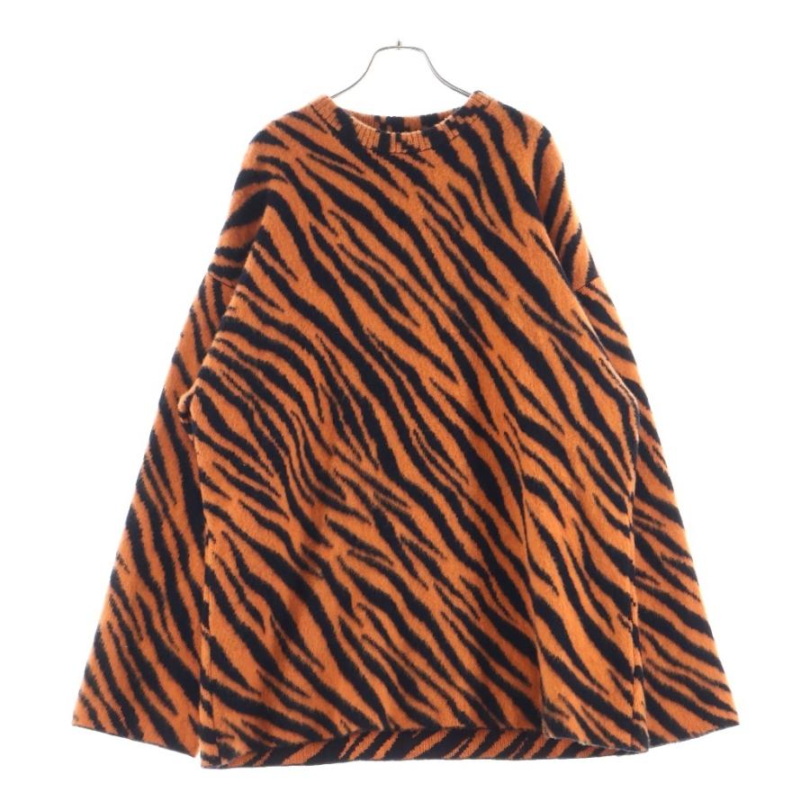 BALENCIAGA バレンシアガ 22SS Year of the Tiger タイガーパターンニットセーター 682239 T7170 オレンジ/ブラック BALENCIAGA（バレンシアガ） 22SS Year of the Tiger タイガーパターン