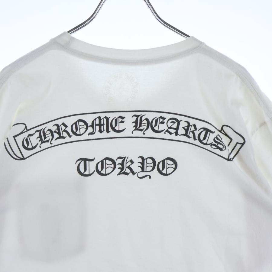 クロムハーツ 東京限定 バックスクロール ラベルプリント 半袖カットソー CHROME HEARTS（クロムハーツ） CH T-SHRT TOKYO LTD 東京限定 バック
