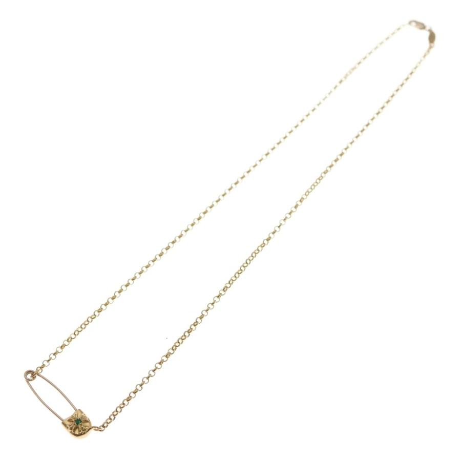 CHROME HEARTS（クロムハーツ） 22K SAFETY PIN R18 1EMRLD セーフティ