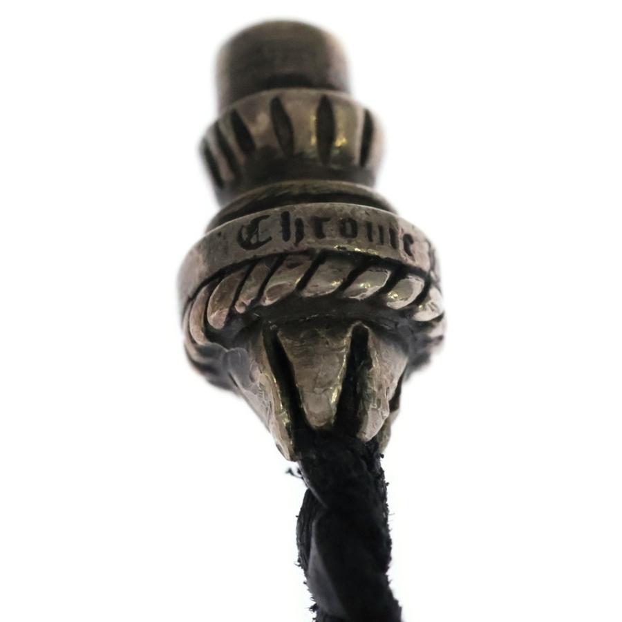 CHROME HEARTS（クロムハーツ） LEATHER BRAID SCROLL ネックレス