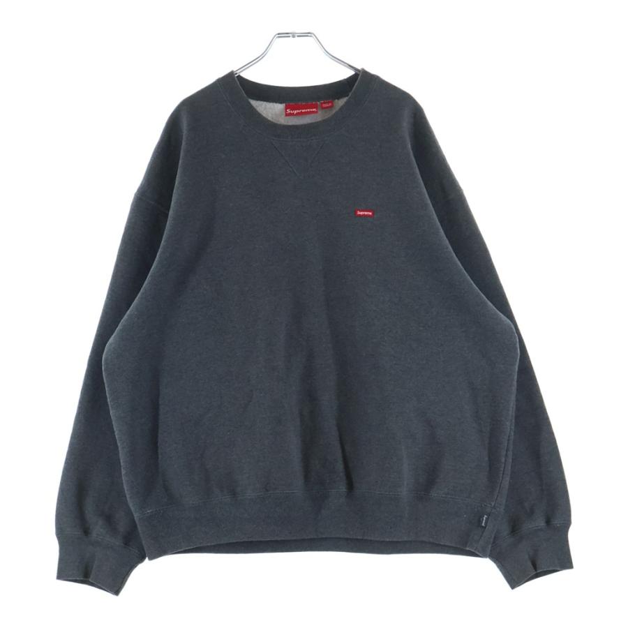 Supreme（シュプリーム） 23AW Small Box Crewneck Charcoal スモール