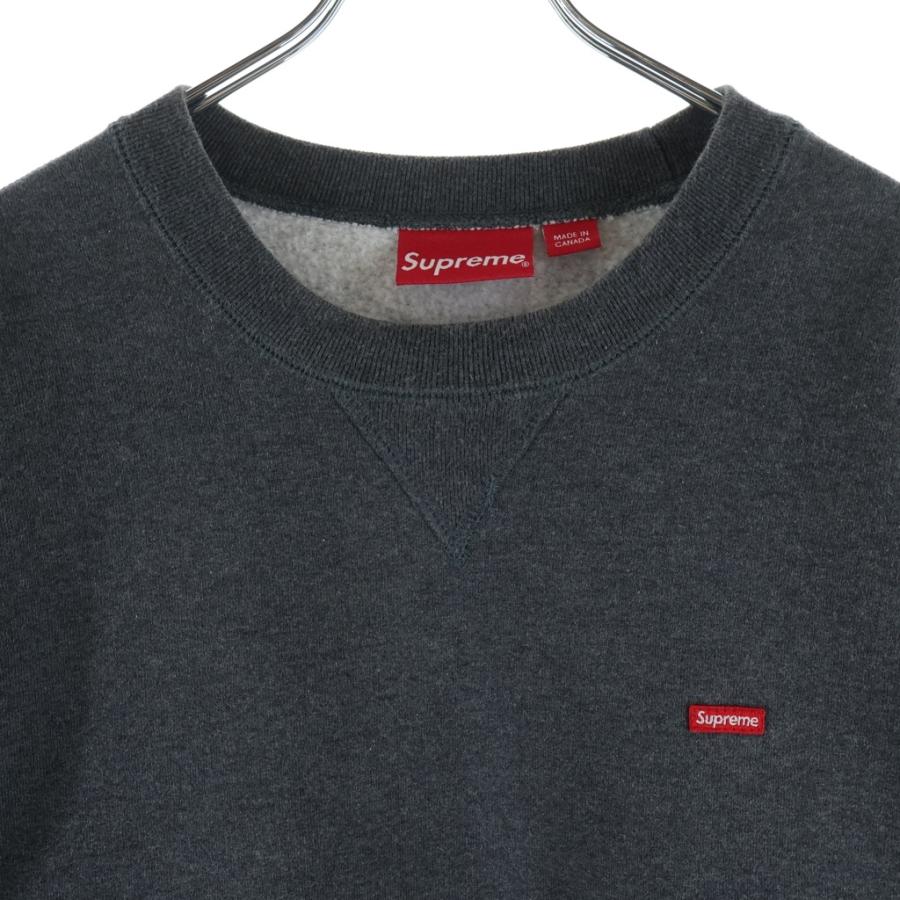 Supreme（シュプリーム） 23AW Small Box Crewneck Charcoal スモール