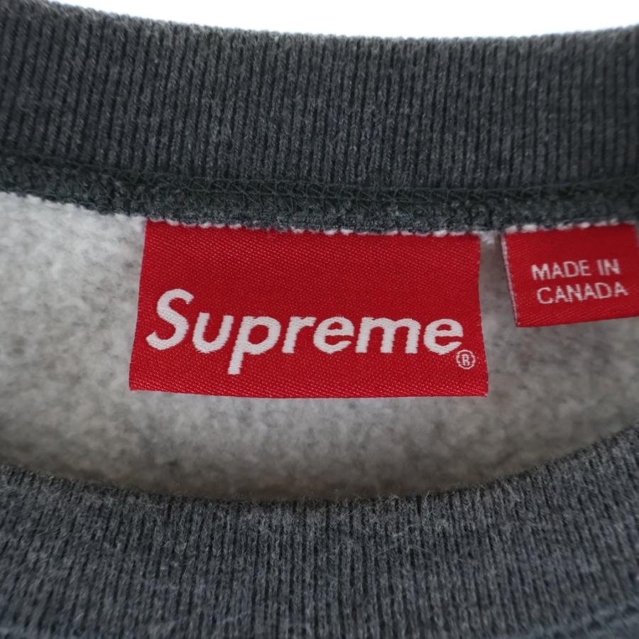 Supreme（シュプリーム） 23AW Small Box Crewneck Charcoal スモール