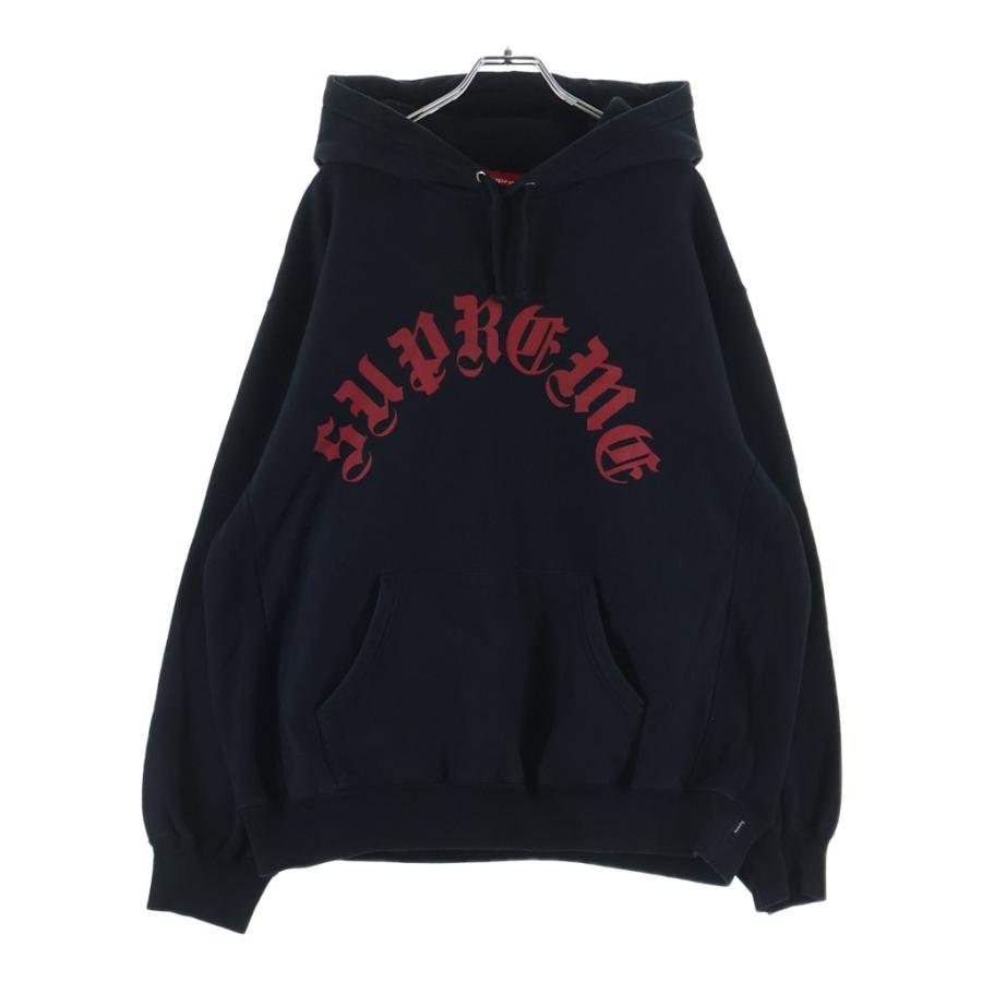 SUPREME シュプリーム 24AW Printed Arc Hooded Sweatshirt ロゴプリントフーデッドプルオーバーフーディーパーカー ブラック Supreme（シュプリーム） 24AW Printed Arc Hooded Sweatshirt ロゴ