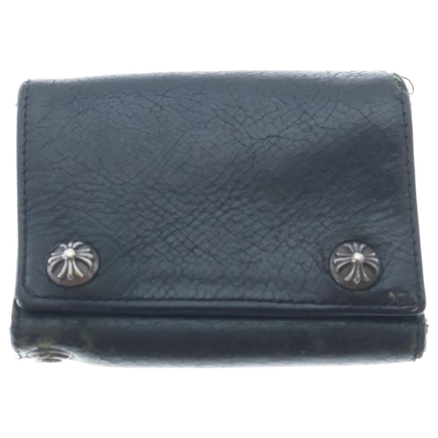 Chrome Hearts 3フォールド　クロスボールボタン　オールド　財布 CHROME HEARTS（クロムハーツ） 3FOLD 3フォールド クロスボールボタン