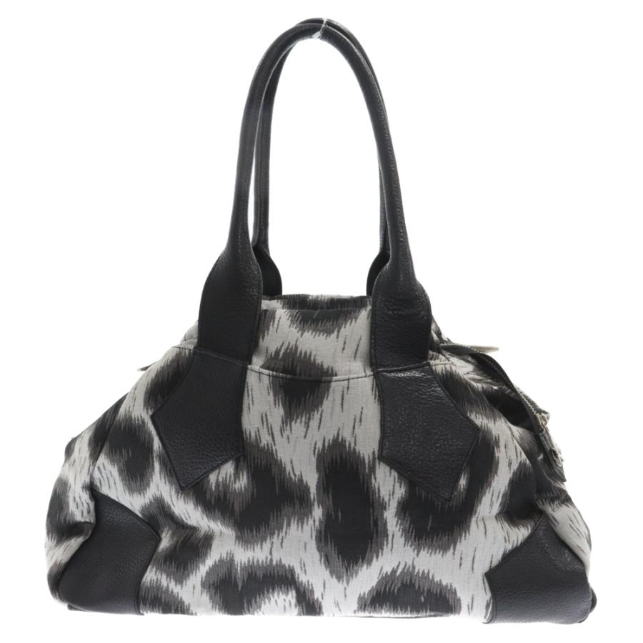 【廃盤レア】Vivienne Westwoodトートバッグ レオパード ブラック Vivienne Westwood ヴィヴィアンウエストウッド 90s レオパード