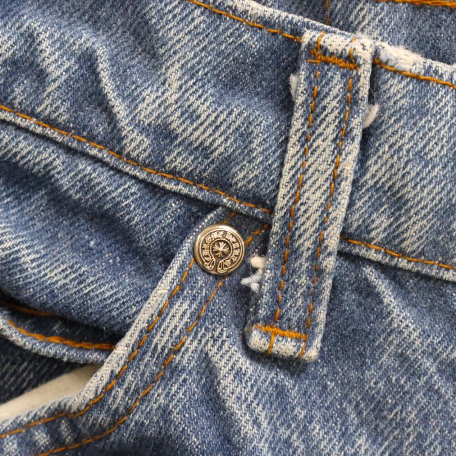 クロムハーツ×リーバイス サイズ:32インチ U VNTG JEAN BL ORNG TAB