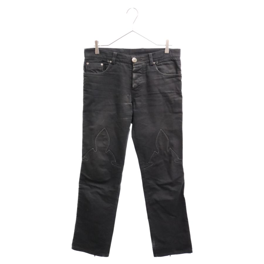 CHROME HEARTS（クロムハーツ） FLEURKNEE DNM PANTS 裾ダガージップ