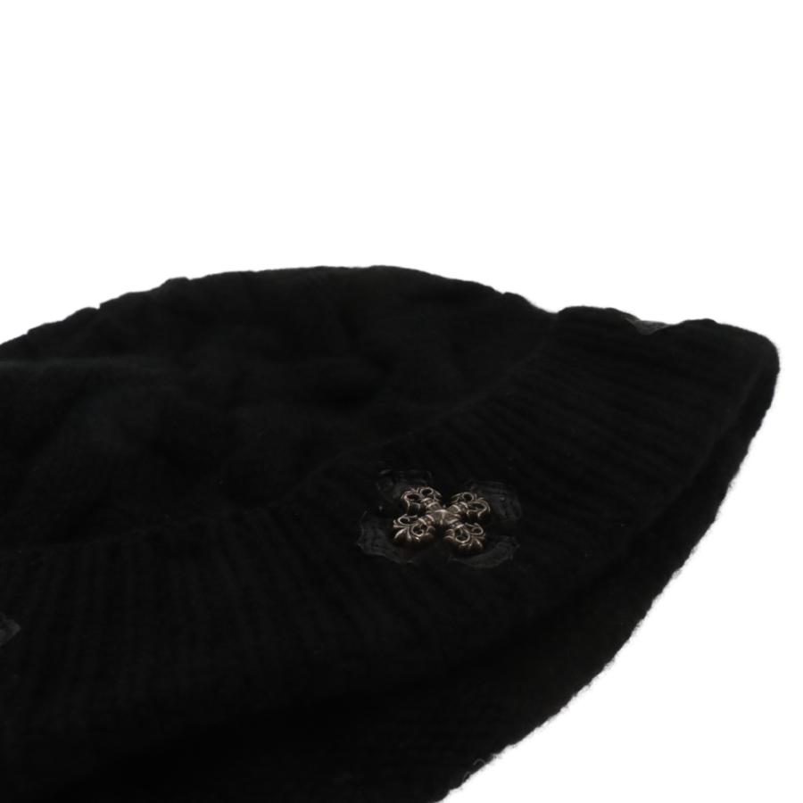 CHROME HEARTS（クロムハーツ） FILIGREE PLS LEATHER PATCH BEANIE