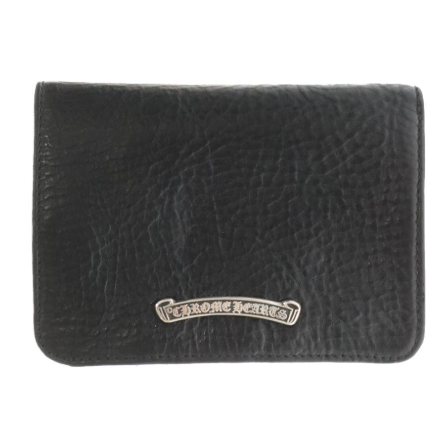 CHROME HEARTS クロムハーツ JOEY WALLET AFTER CRS PATCH ジョーイ レザーウォレット アフタークロスパッチ付き二つ折り財布 ブラック｜shopbring｜02