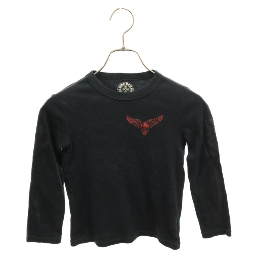 CHROME HEARTS クロムハーツ FOTIプリント長袖Tシャツ 子供服