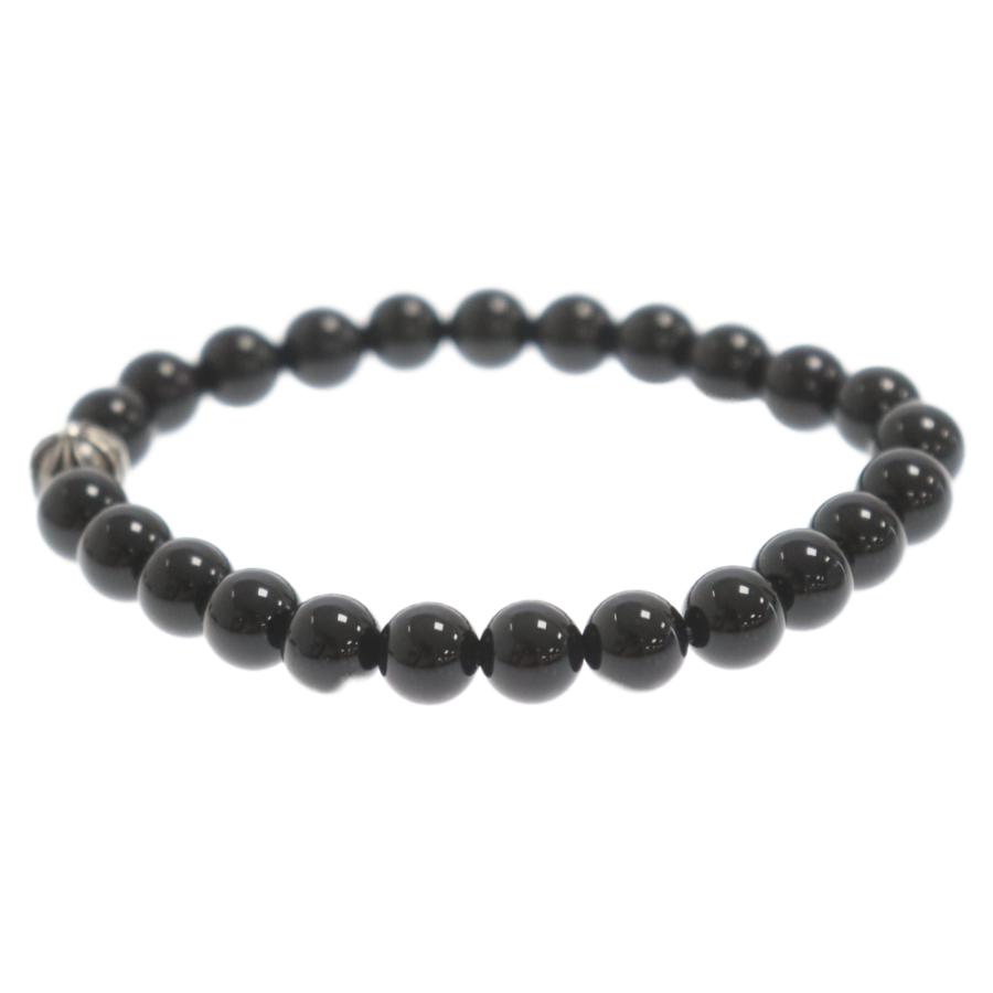 クロムハーツ　ビーズ　ブレスレット 8mm CHROME HEARTS クロムハーツ 8mm BEAD 8mmビーズブレス オニキス