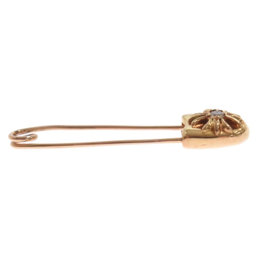 CHROME HEARTS（クロムハーツ） 22K SAFETY PIN S 1DIA 22Kスモール